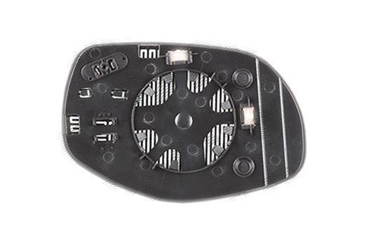 Geam oglinda Porsche Cayenne (955/9pa), 09.2007-03,2009, partea Stanga, culoare sticla crom, sticla asferica, cu incalzire