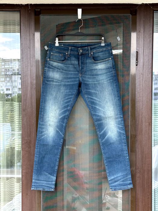 Мъжки дънки G-Star Raw (3301 Slim) - размер W31 / L32, Отлично състояние
