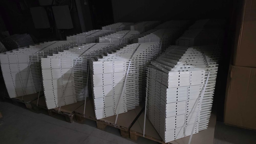 Стойки за климатици Заварена конзола ECO MINI 43 см за климатик 9-12 000 BTU, 1,5 мм бяла ламарина