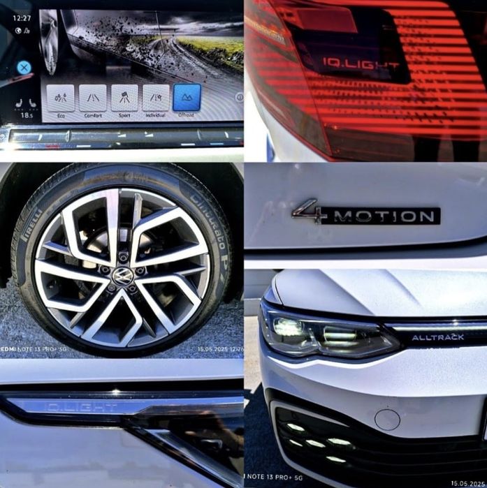 Golf 8 ALL TRACK 2022 4x4 200CP DSG EURO 6