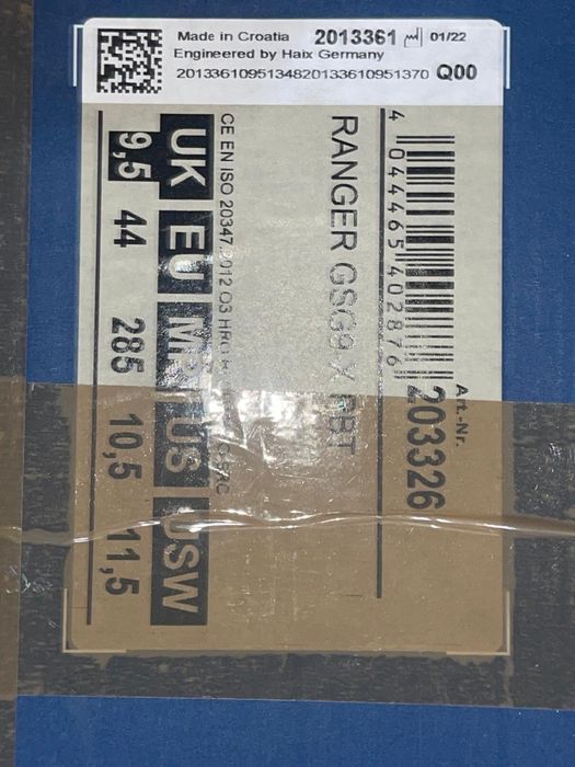 Bocanci Haix Ranger GSG9-X, nr 44