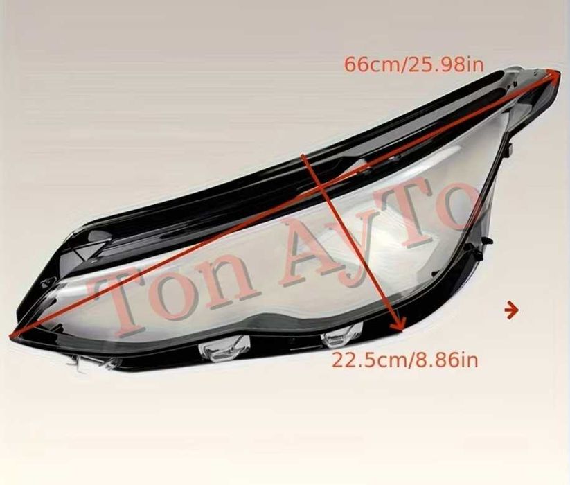 Капаци Фарове Голф 8 МК8 Фолксваген Volkswagen VW Golf 8 MK8 R-Line GTI 2021-2024 Стъкла Фарове Капаци