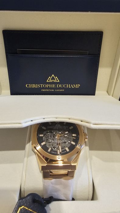 Автоматичен часовник Christophe Duchamp Skeleton CD8501-05 – сапфир