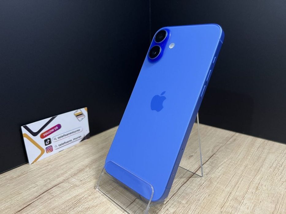 Iphone 16 Plus 128Gb Ultramarine Second-Hand Foarte Bun 3 ani garanție