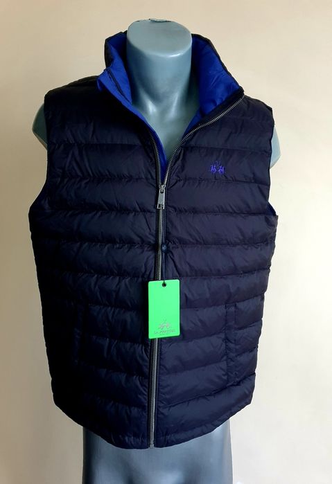 La Martina Down Vest Mens Size 50/ L НОВО! ОРИГИНАЛ Мъжки Пухен Елек!