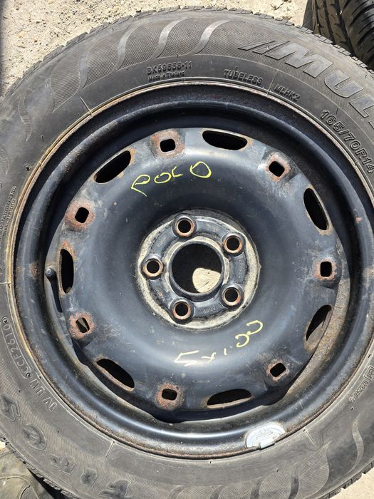 Jante 5x100 165-65r14 vara  Polo