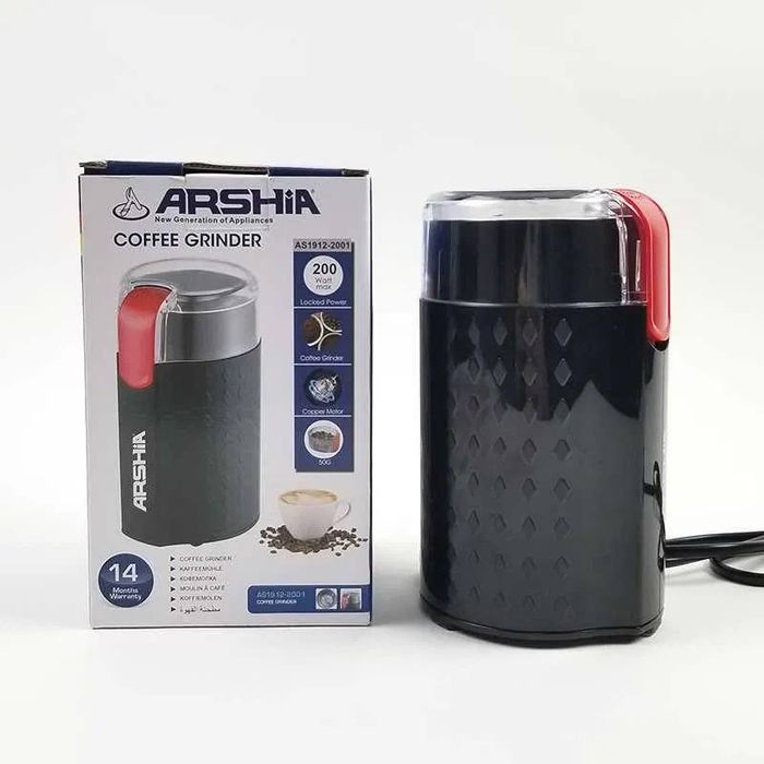 Доставка! Кофемолка Arshia AS-2001