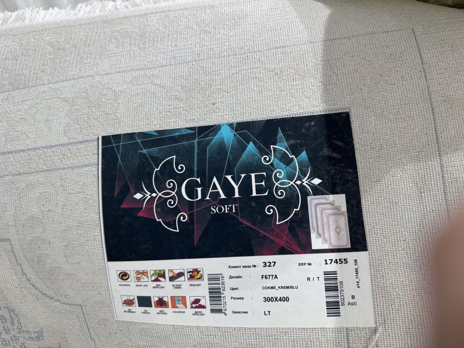 Ковер Gaye Soft 300×400 см