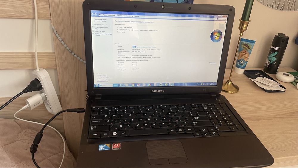 Продам ноутбук самсунг вместе с лазерным принтером