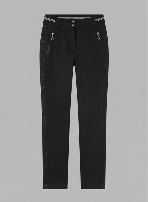 Pantaloni skinny elastici eleganti cu buzunare tip colanti