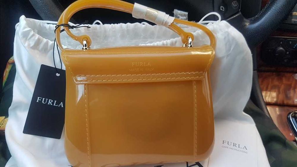 Furla нова лятна ,силиконова,кукленска чанта