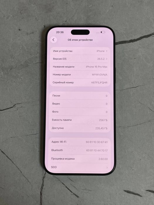 iPhone 16 Pro Max 256Gb