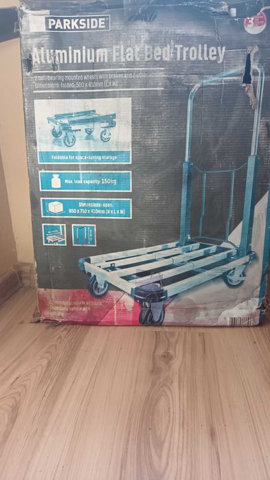 Сгъваема транспортна количка PARKSIDE нова товароносимост 150 кг