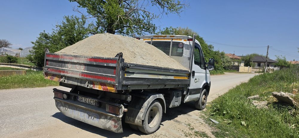 Transport nisip balast pamant negru de pădure  evacueze  Moloz etc