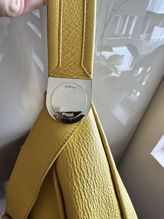 Furla чанта естествена кожа