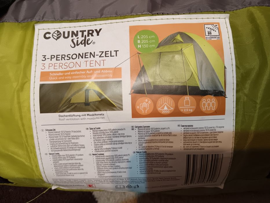 Cort camping 3 persoane