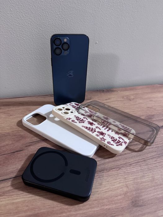 iPhone 12 Pro Max 256GB Pacific Blue ПЪЛЕН КОМПЛЕКТ + ПОДАРЪК