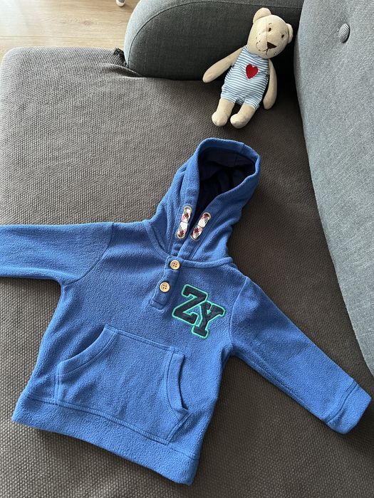 Hanorac ZY boy, marimea 74; 6-9 luni, din polar