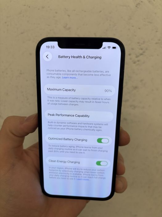 IPhone 12 Negru Black Stare Impecabila 64 GB Neverlocked baterie 90%