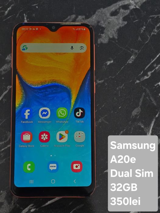 Samsung A20e - ofer garantie