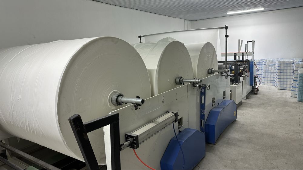 Станок для производства туалетный бумаги