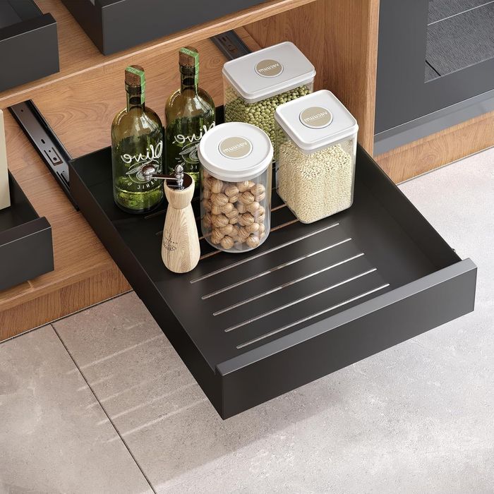 Телескопичен Органайзер за Шкаф 43x35см – Монтаж Без Пробиване, Kitsto