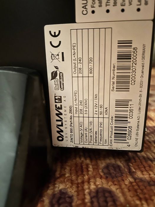 Ибп ups бесперебойник 3.5кв