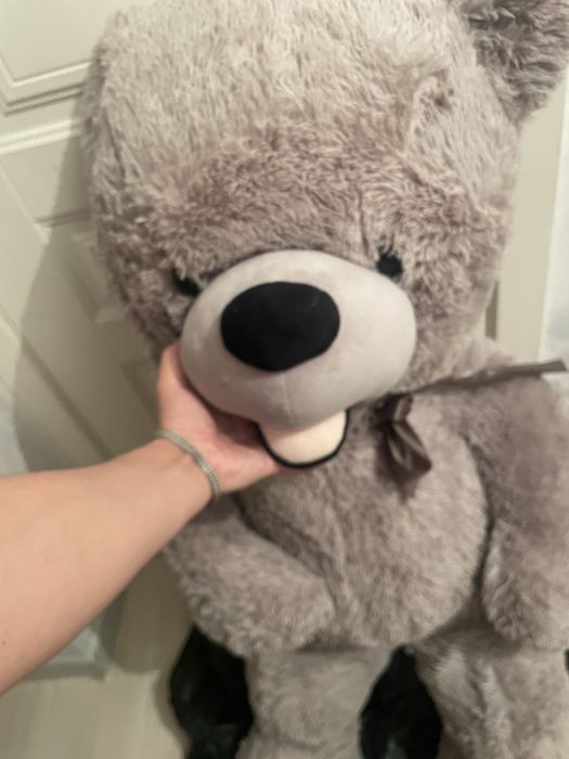 Мишка teddy,натуральный мех