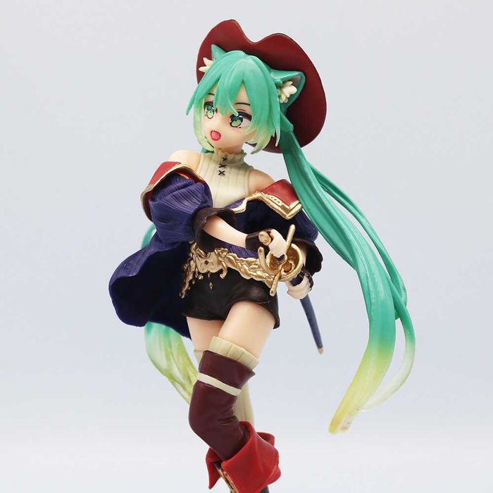 Figurina Anime Vocaloid - Hatsune Miku Wonderland Puss in Boots, Cutie