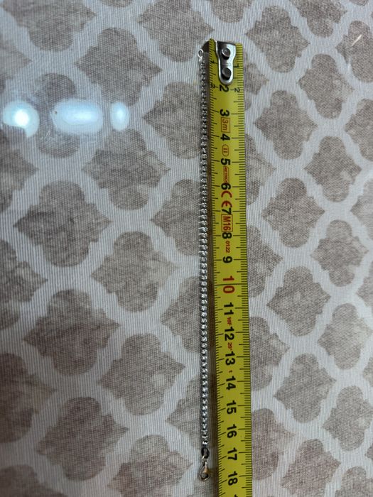 Bratara din aur alb  model Tenis 2,9 grame 14 karate 300 lei pe gram