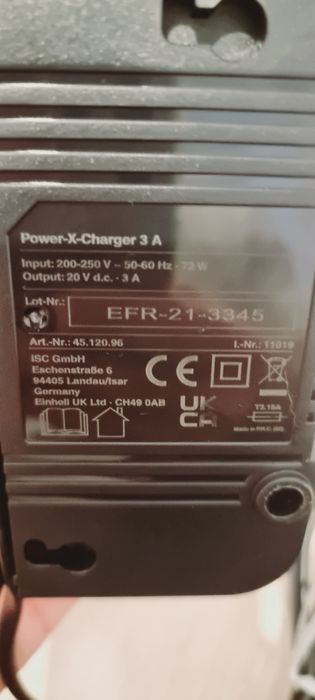 Incarcator einhell si parkside 20v, 12v