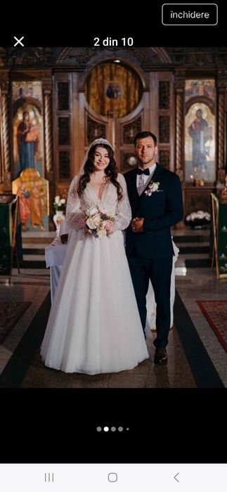 Rochie mireasă și voal