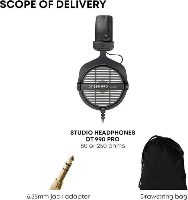 Професионални студийни слушалки Beyerdynamic DT 990 Pro 250 Ohm