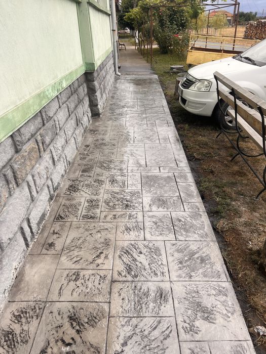 #beton amprentat Romania#