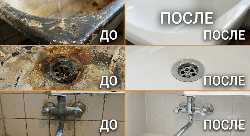 Реставрация ванн Актобе
