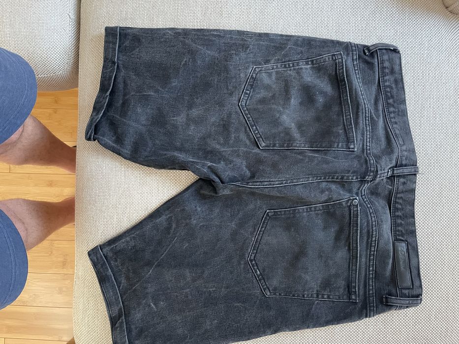 Pantaloni scurti barbat blugi Denim negri M