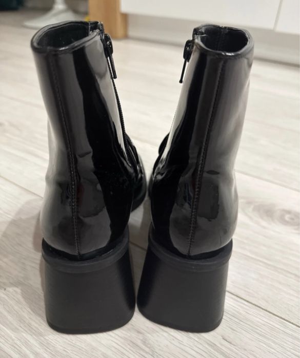 Ghete botine Studio Celeste 37 piele lacuita