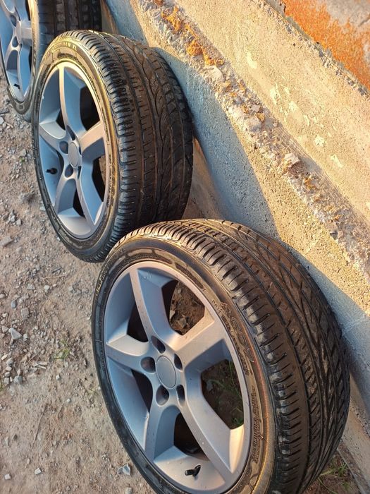 Jante Opel 17 inch cu anvelope 225/45/r17 de vara