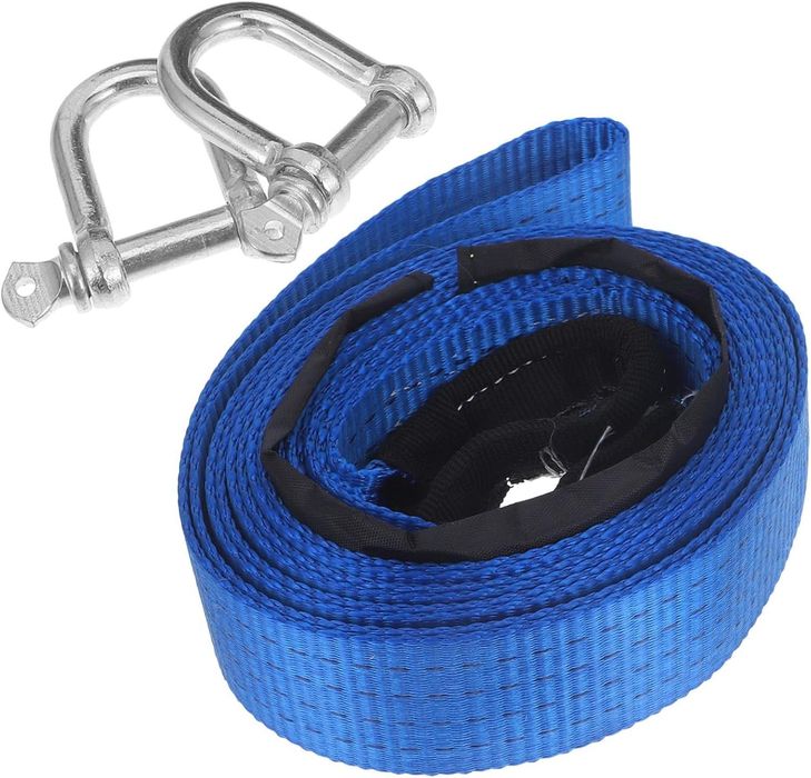 въже за теглене тип колан синтетично до 5000 кг / 4м с карабинери ...