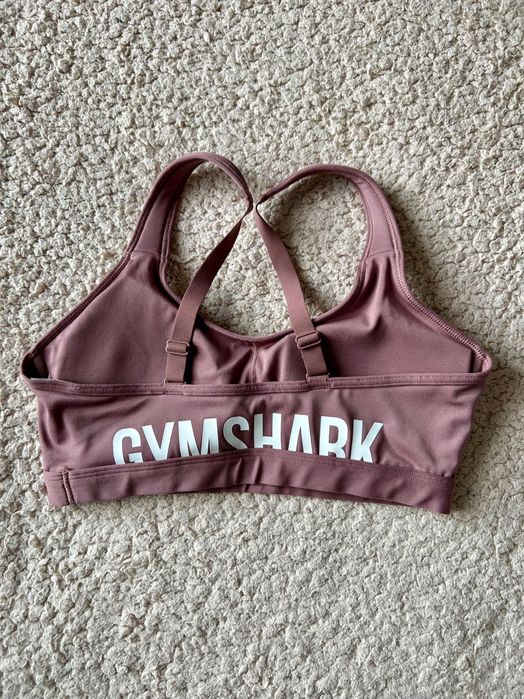 Спортен сутиен Gymshark Fraction, Dusty Maroon, S размер