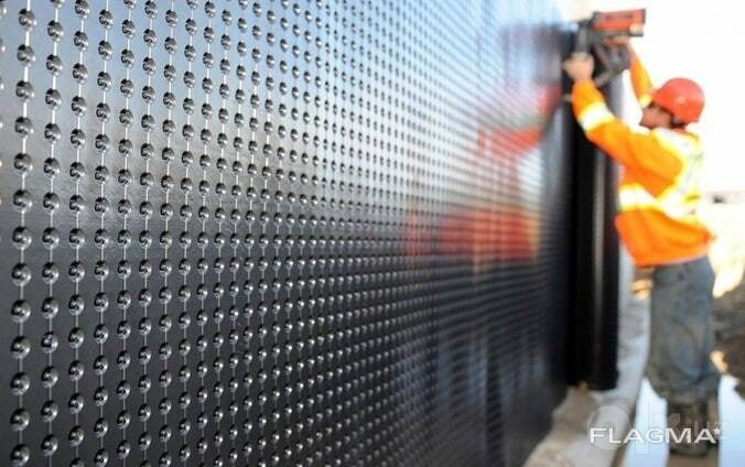 Профилированная мембрана Дренажная мембрана (HDPE) 500г