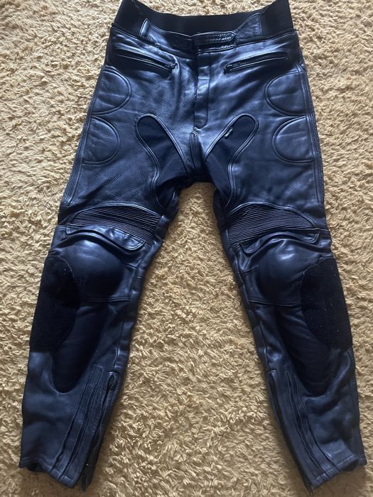Pantaloni moto piele