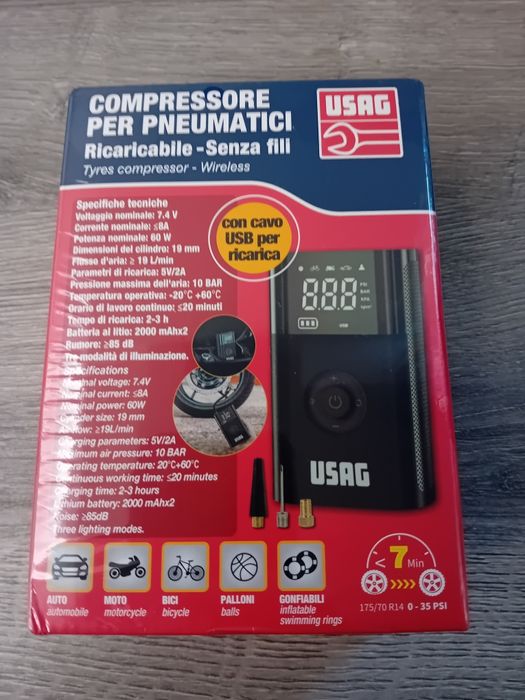 Compresor compact fără fir USAG