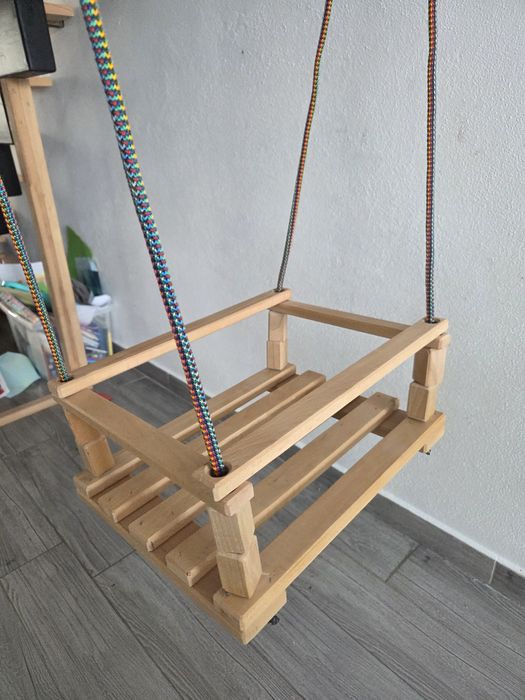 Leagăn lemn masiv de fag