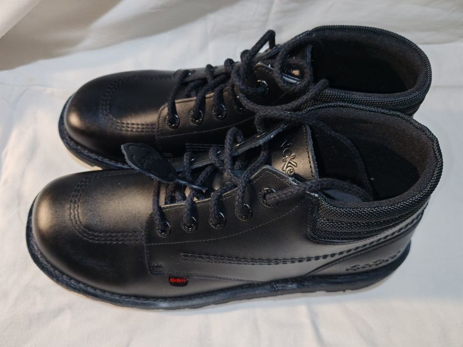 Удобни мъжки боти от естествена кожа KicKers №44