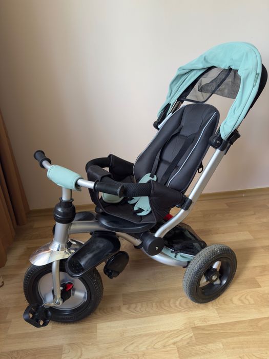 Триколка със сенник Chipolino - Болид, пастелно зелено