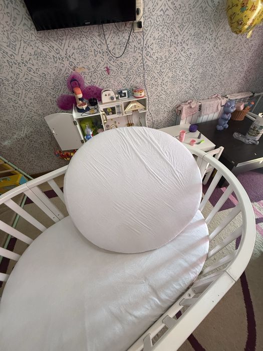 Детская кроватка трансформер, б/у.