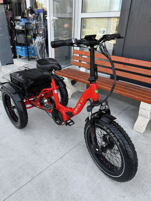 Електрическа Триколка Fat Tire Jorvik Mid Drive 20цола