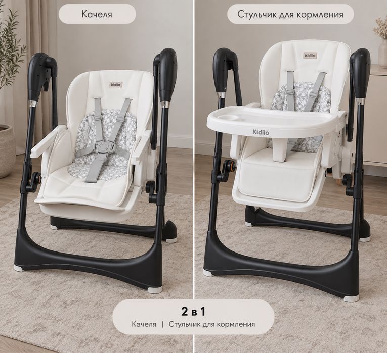 Стульчик для кормления 2 в 1