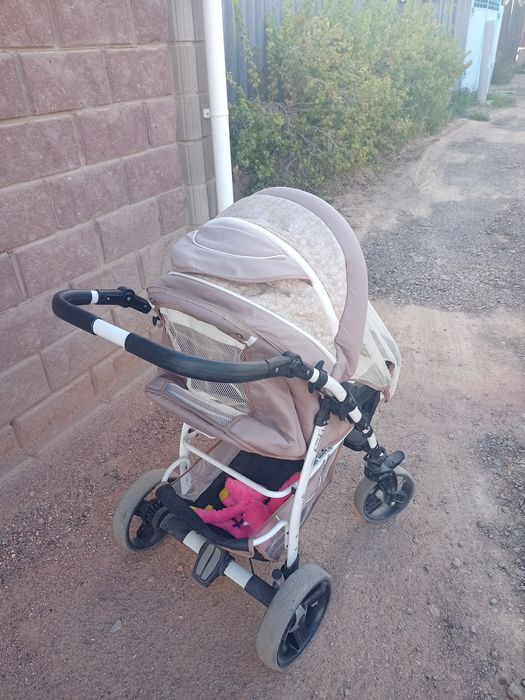 Коляска Зима-Лето(кофе с молоком)